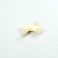 Cheville murale professionnelle en nylon à trois ailettes pour fixation par vis dans le béton, le mur et la maçonnerie, avec conception anti-torsion M8