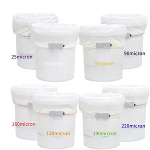 Customized Herbal Ice Extraction All Mesh 5 Gallon 8 Bag Bubble Hash Bags