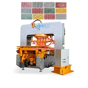 Gematteerd Afgewerkt 600X600Mm Terrazzo Porseleinen Tegel Terrazzo Persmachine Automatische Gekleurde Bakstenen Maken Machine