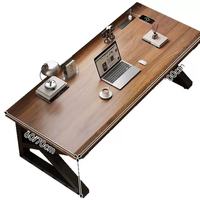 Bureau électrique à hauteur réglable avec cadre en acier, plateau en bois massif et verre trempé pour la maison, le bureau, l'appartement, l'école - Design ergonomique moderne