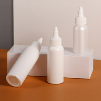 Offre Spéciale pas cher prix 50ml 80ml 100ml 120ml 240ml 360ml PE plastique bouchon torsadé bouteille à presser pour cheveux huile alimentaire Sauce encre peinture