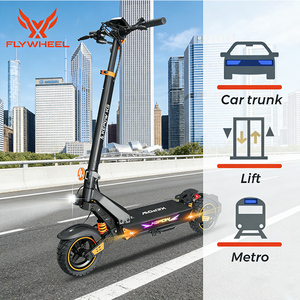 Nouvelles arrivées de scooters à commande numérique, capacité de charge de 150 kg, pneus tout-terrain de 10 pouces, pliables, E D3, livraison, double moteur, Sc - Product Image 6