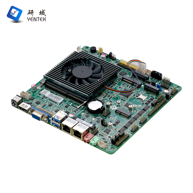 Intel Core I3 N100 Thin ITX Industrial Motherboard DDR4 M.2 SSD Dual LAN HD VGA LVDS 6 COM Embedded Kiosk Mainboard