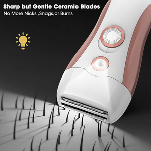 Afeitadora Eléctrica Lanumi KS-009 Impermeable 3 en 1, Depiladora <span class=keywords><strong>para</strong></span> Mujer, el Mejor Dispositivo <span class=keywords><strong>para</strong></span> Eliminar el Vello, Recortar y Adelgazar el Vello en Casa - Product Image 4