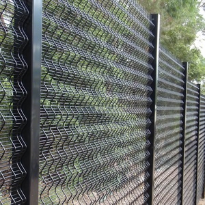 Pagar isolasi logam untuk tempat pribadi, pagar logam keamanan tinggi 358 untuk kebun binatang antikeluar - Product Image 6