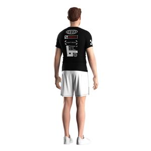 Camiseta de Compresión Resistente, Protección Contra Rozaduras, Costuras Planas, Tejido Elástico en 4 Direcciones, Banda de Silicona Antideslizante para Jiu-Jitsu - Product Image 3