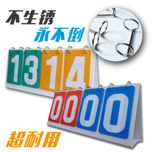 Dual Color Scoreboard For Billiards And Table Tennis PVC Two Digit Scoreboard Durable Competition Use - Product Image 4