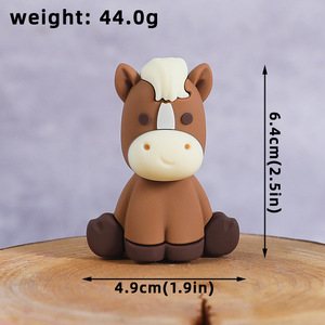 Simpatici felici idilliaci fattoria Pony maiale pulcino anatra pagliai in plastica morbida decorazioni per torta di <span class=keywords><strong>buon</strong></span> <span class=keywords><strong>compleanno</strong></span> torta articoli da te - Product Image 6