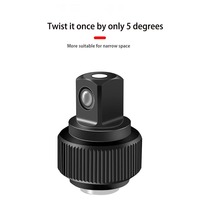 Clé dynamométrique de précision en acier de 1/2 pouce à 72 dents avec cliquet noir/argenté pour la réparation automobile, moto et vélo
