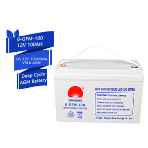 Аккумулятор глубокого разряда AGM, перезаряжаемый, герметичный, свинцово-кислотный, 12В, 100Ач, 200Ач, 250Ач, для домашнего использования и освещения, со скоростью саморазряда 3% - Product Image 1