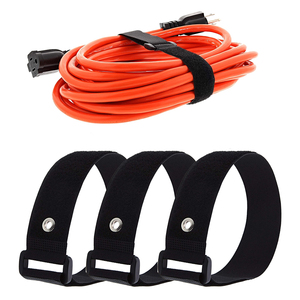 Factory Customized Heavy-Duty Hook and Loop Webbing <b>Strap</b> Eco-Friendly Self-Adhesive Waterproof with Hole - Product Image 2