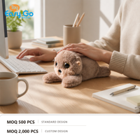 Peluche Capybara lestée de 32 cm, douce et moelleuse, jouet lesté pour le ventre, 9 styles, adorable animal en peluche