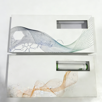 Boîte d'emballage personnalisée pour flacon de peptides avec autocollant, fermeture magnétique recyclable, étiquette holographique brillante, boîte pour flacon de peptides