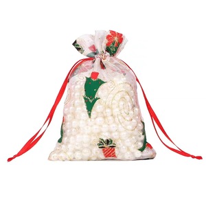 Kerstpatronen, Trekkoord, Gaaszak, Sieraden, Cadeauopslag, Trekkoord, Gaaszak - Product Image 3