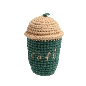 Pendentifs de poupées au crochet faits main, ornements de tasses à café au crochet, porte-clés tricotés, accessoires pour sacs - Product Image 4