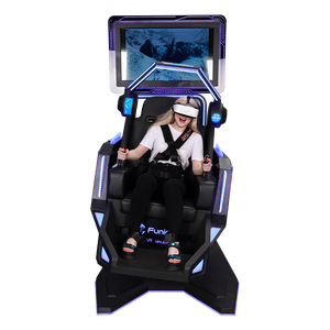 Trò chơi mô phỏng chuyến bay VR 9D xoay 720 độ, chuyển động toàn diện, 2 chỗ ngồi, ghế chuyển động 720 độ - Product Image 1