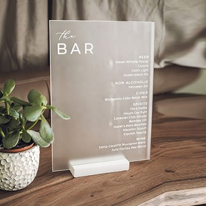 Bảng Trưng Bày Bảng Hiệu Mã Qr Màu Vàng Kim Instagram Để Bàn Hoặc Bằng Gỗ Tùy Chỉnh Tấm Acrylic - Product Image 1