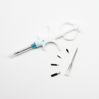 ICAR 125KHz 1.25*7mm Microchip Implant Syringe Bioglass Tag ISO 11784/11785 Tahan Air untuk Identifikasi Hewan Peliharaan Kontrol Akses