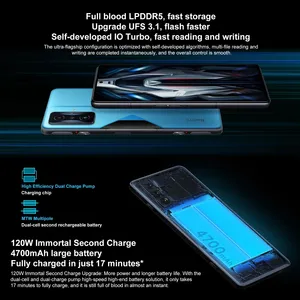 Nuovo Xiaomi <span class=keywords><strong>Redmi</strong></span> K50 Gaming Originale, Android 12, Supporto Ricarica Rapida 120W, Schermo OLED Flessibile da 6,67 Pollici, Telefoni Cellulari da Gaming - Product Image 5