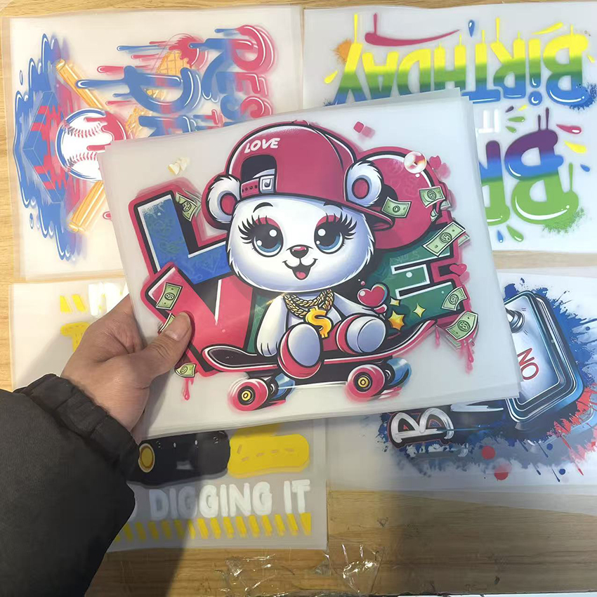 Hot Sale Plastisol Heat Transfer Printing Stickers & Vinyl Designs for T-Shirts-Eco-Friendly Washable Durable