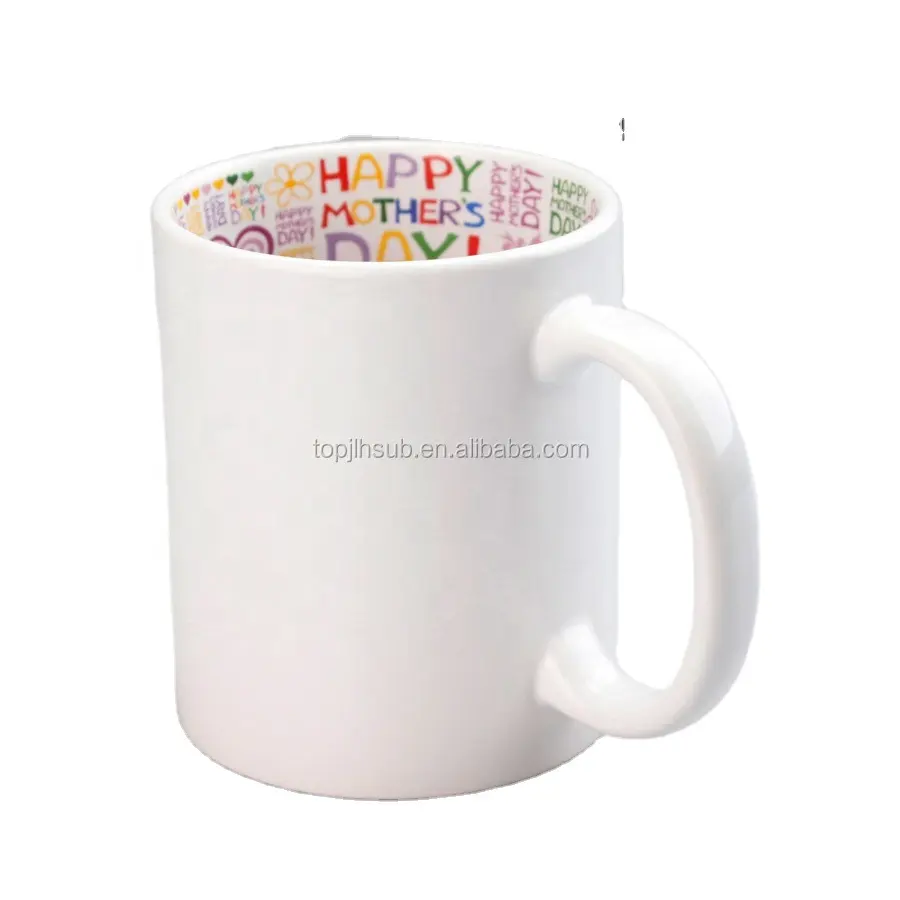 2022 Wholesale Cheap Custom mothers day gift tazas para sublimar blank sublimation ceramics inside printed mug