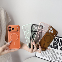 Coque de téléphone magnétique hybride TPU PC mate pour iPhone 18 17 Pro Max, accessoires de protection robuste, prix d'usine