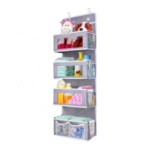 ที่แขวนประตูแบบ 4 ช่องพร้อมหน้าต่างใสสำหรับห้องนั่งเล่น/ห้องนอน หอพัก - Product Image 1