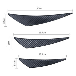 6 unids/lote ajuste Universal parachoques delantero labio Nivus difusor divisor <span class=keywords><strong>aletas</strong></span> cuerpo Spoiler Canards Chin Car <span class=keywords><strong>Tuning</strong></span> Canard - Product Image 2