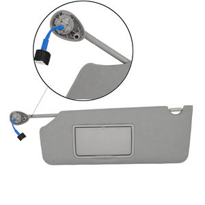 حاجب شمس قابل للطي من البولي بروبيلين والقماش باللون الرمادي لسيارات بايلوت 2016-2022 وريدجلاين 2018-2020 مع إضاءة للزينة # 83280-TG7-A12ZA - Product Image 6