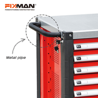 FIXMAN vente en gros 16 tiroirs roulant Garage boîte à outils de stockage armoire à rouleaux coffres chariot à outils avec outils