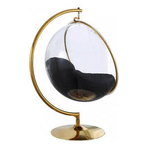 Columpio <span class=keywords><strong>de</strong></span> alta calidad para patio, silla <span class=keywords><strong>de</strong></span> burbujas dorada y transparente, para dormitorio y sala <span class=keywords><strong>de</strong></span> estar - Product Image 6