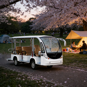 Autobús Eléctrico de 4 Ruedas y 14 Plazas para Visitas Turísticas en Lugares Escénicos y Atracciones Turísticas - Product Image 1