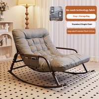 Chaise Longue Inclinable Simple Adulte du Fabricant pour Chambre à Coucher, Salon, Détente, Fauteuil Balancelle Célébrité Internet