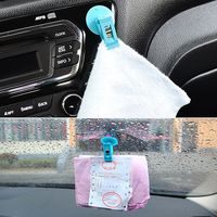 1 paire de clips de fenêtre intérieure de voiture, Clip de capuchon d'aspiration noir, ventouse en plastique support amovible pour pare-soleil rideau serviette billet