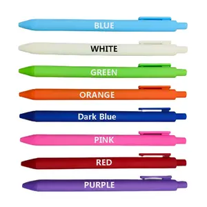 Nhiều màu khuyến mãi nhựa quà tặng bút bấm vào chức năng Văn Phòng TrườNg học sinh viên gel mực bút 0.5mm bút bi