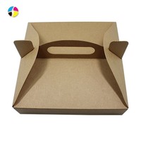 Boîte à gâteaux en papier kraft personnalisée | Boîte en carton marron écologique pour boulangerie, gâteaux d'anniversaire et emballage cadeau, dessert et usage au détail