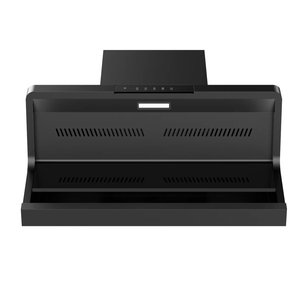 Estrattore d'Aria Elettrico a Parete a Forma di L in Acciaio Inox Nero, Grande Potenza di Aspirazione, Classe Energetica 18-20m/<span class=keywords><strong>min</strong></span>, per Casa - Product Image 2