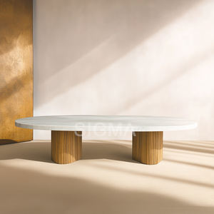 Sigma Maßgefertigtes Langlebiges Modernes Teakholz Öko-Freundliches Wasserfestes Komfortables Landhaus Outdoor-Sofa 6-Sitzer 2-Jahres-Garantie - Product Image 5