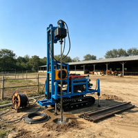 Machine de forage entièrement automatique à prix d'usine, évolutrice et universelle pour couches de sol, de sable et de roche, haute efficacité, durable et fiable