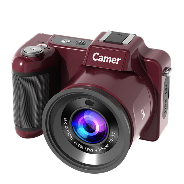 5K DSLR Digital Camera Made in China Entry-level HD Sensor MicroSD Waterproof Shockproof CE Certified Student Party Selfie 64MP