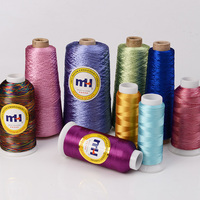 En gros 100% Viscose Rayonne Soie Broderie Machine Fil 450D/1