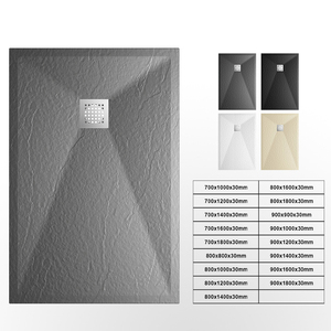 Plato <span class=keywords><strong>de</strong></span> <span class=keywords><strong>Ducha</strong></span> <span class=keywords><strong>de</strong></span> <span class=keywords><strong>Piedra</strong></span> Artificial Personalizable, Bañera Independiente <span class=keywords><strong>con</strong></span> Piso Removible, Color Beige para <span class=keywords><strong>Ducha</strong></span> <span class=keywords><strong>con</strong></span> Cabina - Product Image 4