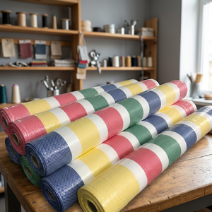 Polyethylene (PE) Tarpaulin Plain Dyed Water Resistant Woven Roll 6x300f Medium Weight Outdoor & Home Use Fabric - Product Image 5