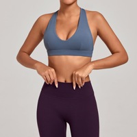 Nouveau débardeur de yoga sans manches 2026, col licou, dos évidé sexy, pour le sport, le fitness et le yoga, vêtement de sport actif, haut de sport, soutien-gorge de yoga