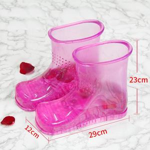 Botas de relajación para mujer impermeables para lavabo de baño plegable desechable para spa de verano para terapia de polvo de remojo de pies-Jelly Spa - Product Image 4