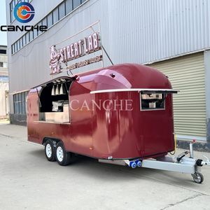 Carros de comida callejera personalizados, camiones de comida rápida móviles, carros de helados, remolques de comida, congeladores de acero inoxidable para snacks - Product Image 1