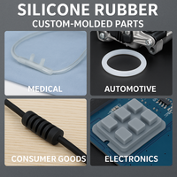 Caoutchouc de silicone moulé flexible résistant aux hautes températures, amortissant les vibrations, résistant au vieillissement, certifié ISO