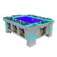 Table de jeu de tir Qianmen neuve, personnalisable avec logo et couleur, écran durable de 55 pouces, 8 joueurs, thème chasse au poisson blanc