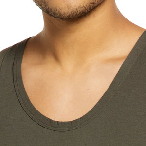 New Unique Style Men Tank <b>Tops</b> Latest Fashionable Style Men Sleeveless <b>Tops</b> Factory Direct Sales Men Tank <b>Top</b> in Solid Color - Product Image 4