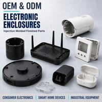 Composants en plastique moulés par injection sur mesure, usine OEM ODM, ABS PC POM haute précision pour boîtiers électroniques, fournisseur Chine